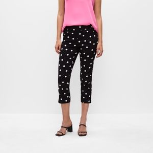 MELANIE LYNE Polka Dot Slim Leg Capris